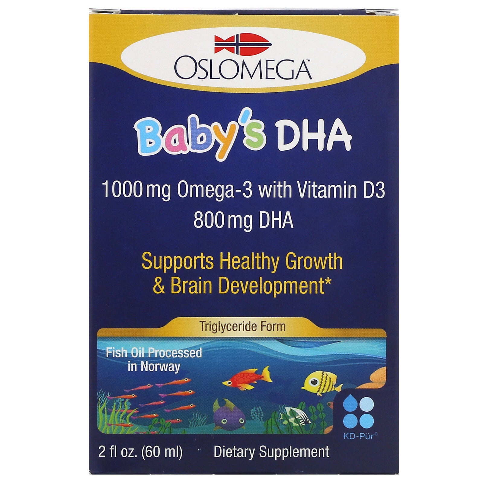 Oslomega, Norwegian Baby?s DHA with Vitamin D3