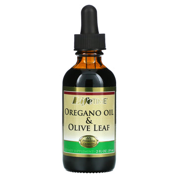 LifeTime Vitamins, Oregano Oil & Olive Leaf