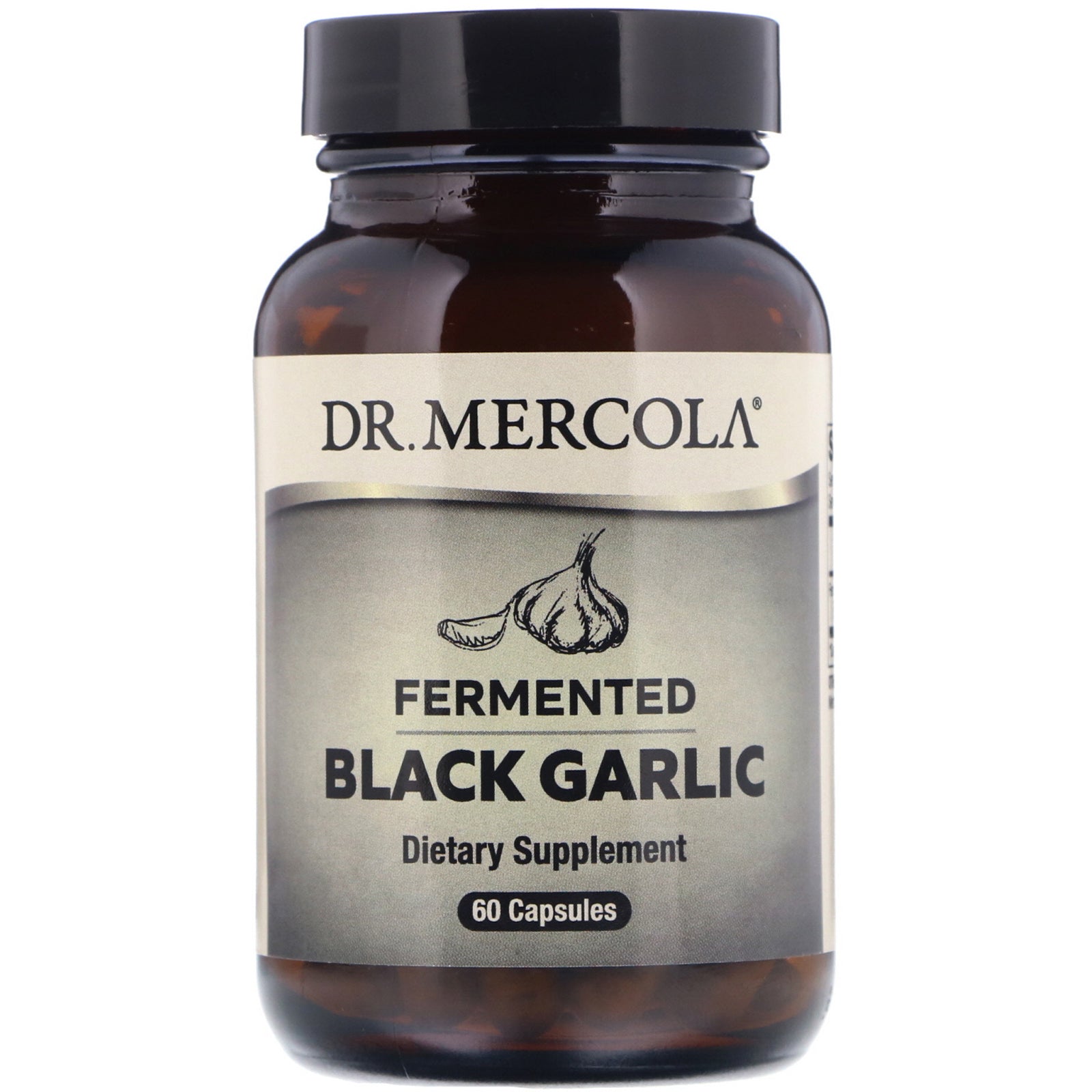 Dr. Mercola, Fermented Black Garlic, Capsules