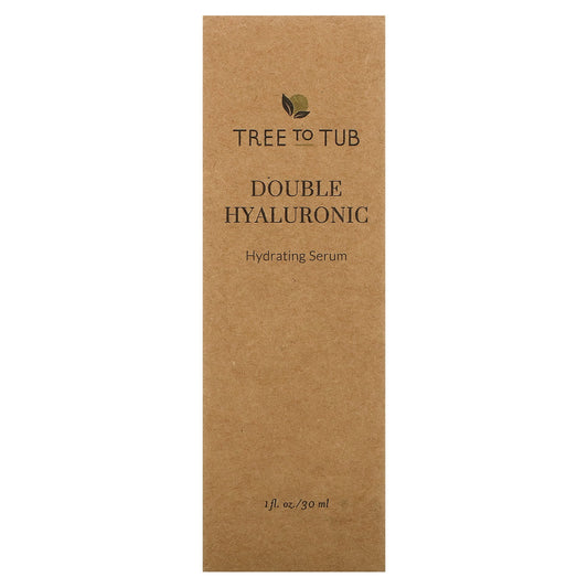 Tree To Tub, Deep Hydrating Double Hyaluronic Serum for Sensitive Skin (30 ml)