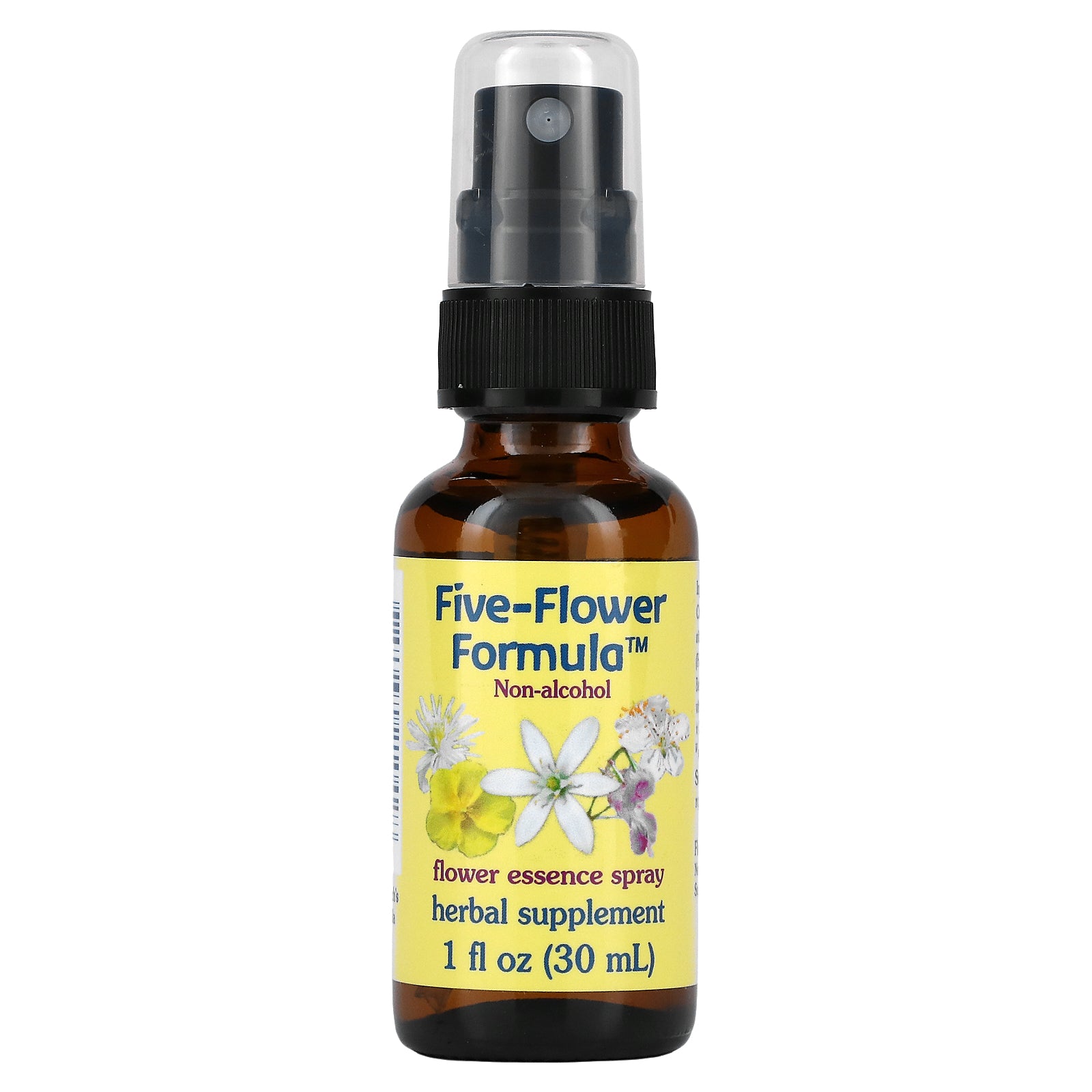 Flower Essence Services, Five-Flower Formula, Flower Essence Spray, Non-Alcoholic