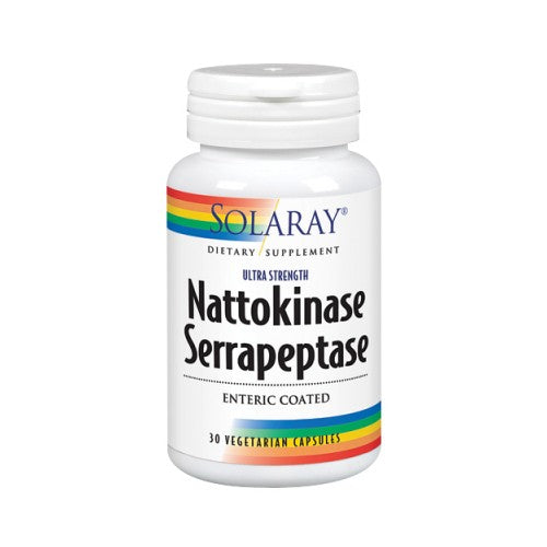 Nattokinase Serrapeptase 30 Count By Solaray