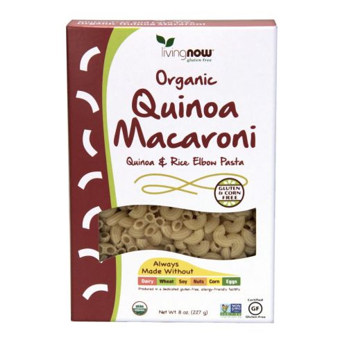 Organic Quinoa Macaroni Pasta 8 Oz By Now Foods