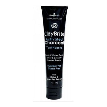 Claybrite Activated Charcoal Toothpaste 4 Oz By Zion Health