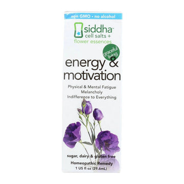 Energy & Motivation 1 Oz By Sidda Flower Essences