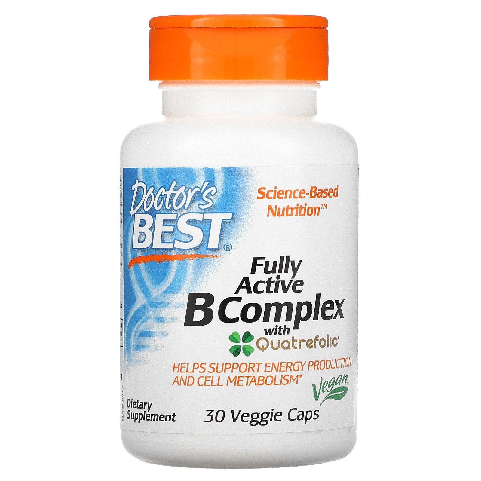 Doctor's Best, Fully Active B Complex with Quatrefolic Veggie Caps