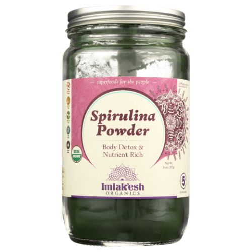 Organic Spirulina Powder 14 Oz By Imlakesh Organics