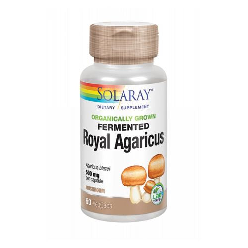 Fermented Royal Agaricus 60 Veg Caps By Solaray