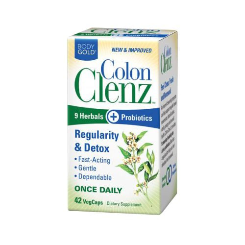Colon Clenz 42 Veg Caps By Body Gold