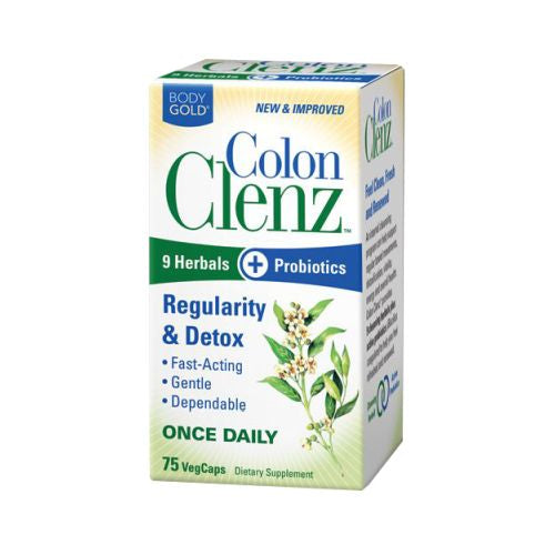 Colon Clenz 75 Count By Body Gold