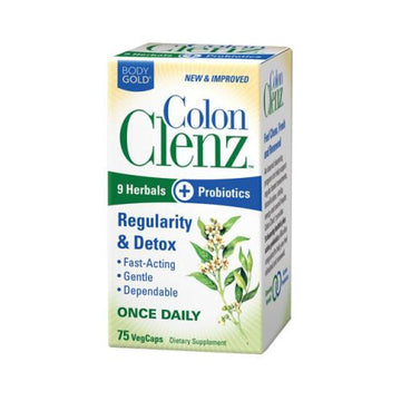 Colon Clenz 75 Count By Body Gold