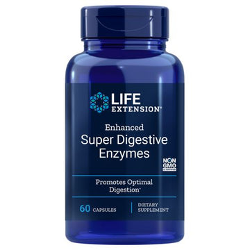 Enhanced Super Digestive Enzymes 60 Veg Caps By Life Extensi