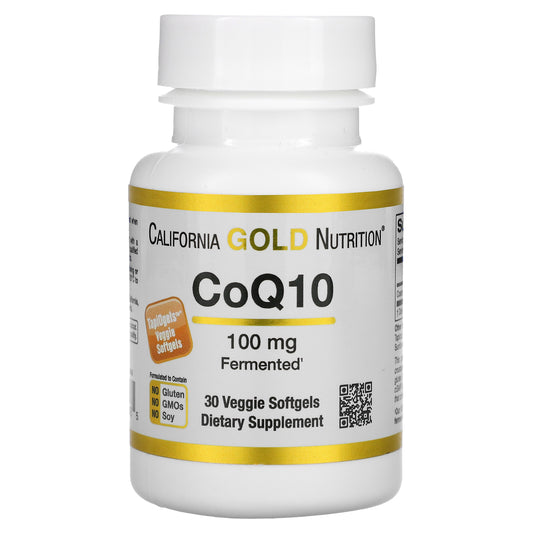 California Gold Nutrition, CoQ10, 100 mg Veggie Softgels