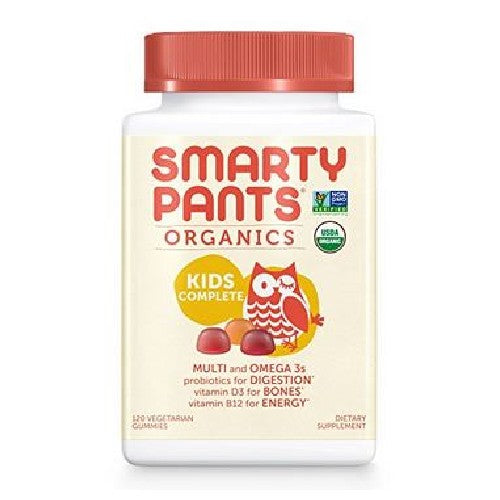 Organic Kids Complete Multivitamins 120 Gummies By SmartyPan