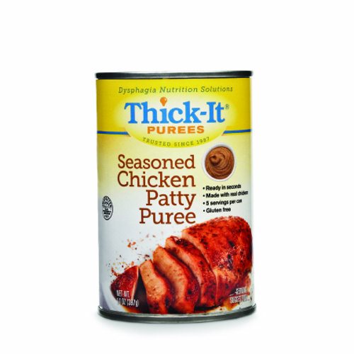 Puree Thick-It 14 oz. Container Can Seasoned Chicken Patty F