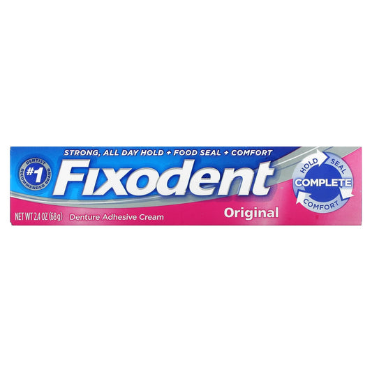 Fixodent, Denture Adhesive Cream, Original (68 g)