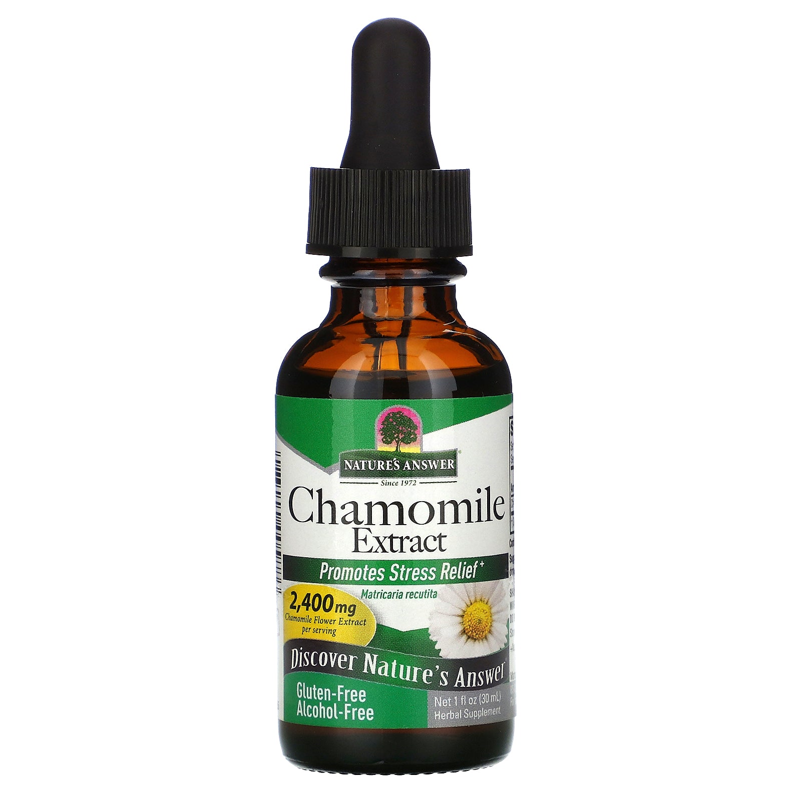 Nature'S Answer, Chamomile Extract, Alcohol Free, 1,200 Mg