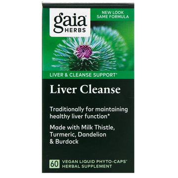 Gaia Herbs, Liver Cleanse Vegan Liquid Phyto-Caps