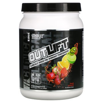 Nutrex Research, Outlift, Clinically Dosed Pre-Workout Powerhouse, Fruit Punch