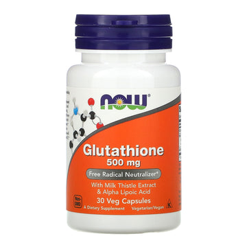 NOW Foods, Glutathione, 500 mg Veg Capsules