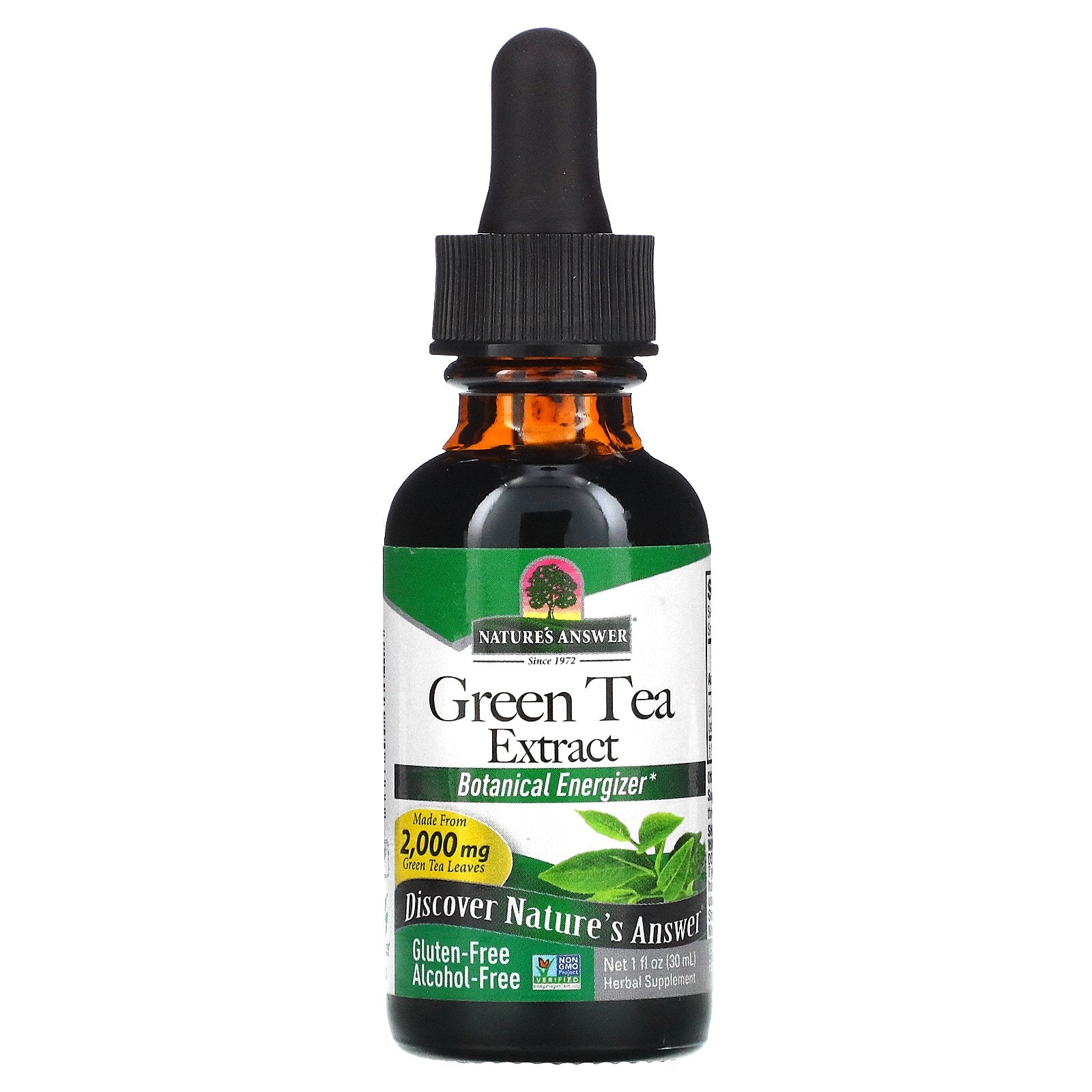 Nature's Answer, Green Tea Extract, Alcohol-Free