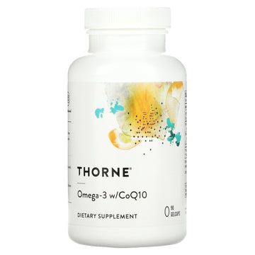 Thorne Research, Omega-3 with CoQ10, Gelcaps