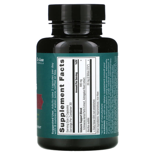 Dr. Axe / Ancient Nutrition, Ancient Herbals, Echinacea + Astragalus, Capsules