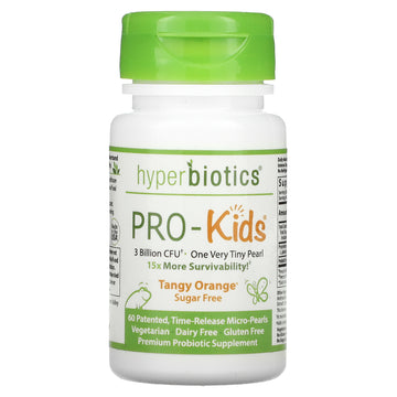 Hyperbiotics, PRO-Kids, Sugar Free, Tangy Orange, 3 Billion CFU