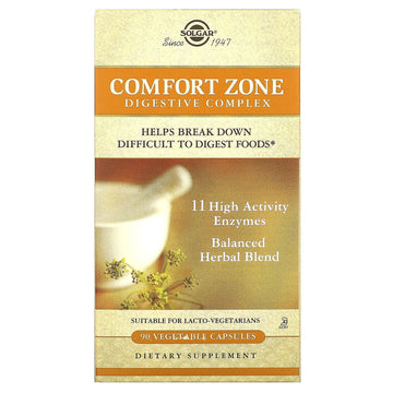 Solgar, Comfort Zone Digestive Complex Vegetable Capsules