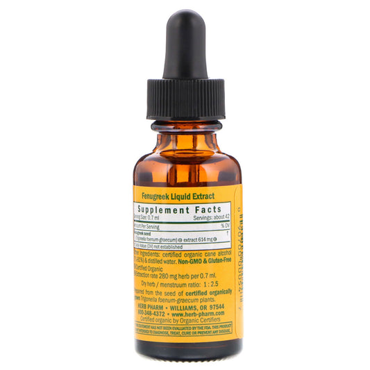 Herb Pharm, Fenugreek, (30 ml)