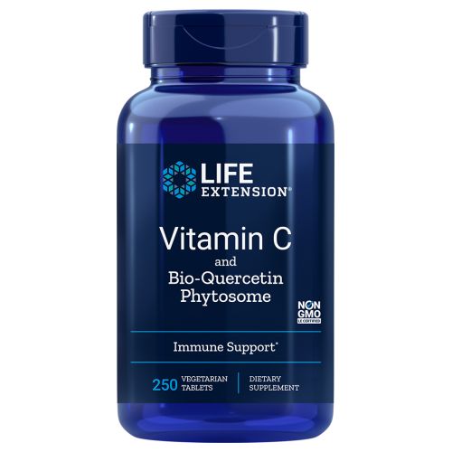 Vitamin C with Bio-Quercetin 250 Veg Caps By Life Extension