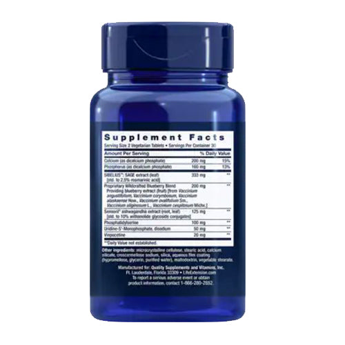 Cognitex Elite 60 Tabs By Life Extension