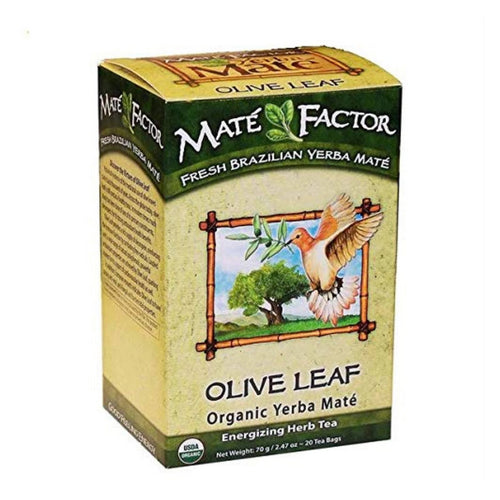 Olive Leaf Yerba Mate 20 Bags By The Mate Factor