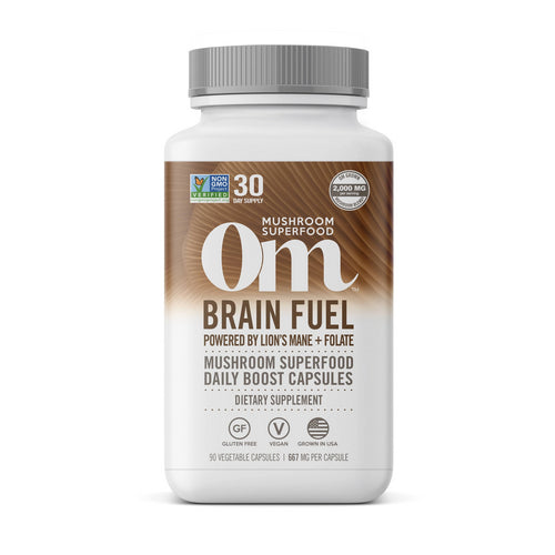 Brain Fuel Superfood 90 Caps By Om Mushrooms