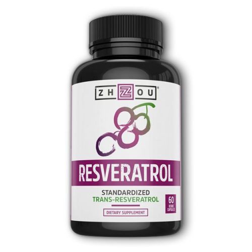 Resveratrol 60 Veg Caps By Zhou Nutrition