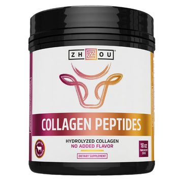 Collagen Peptides 18 Oz By Zhou Nutrition