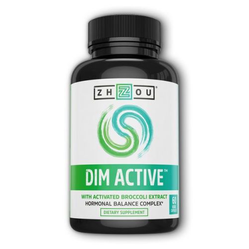 DIM Active 60 Veg Caps By Zhou Nutrition