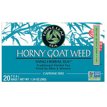 Horny Goat Weed Tea 20 Bags By Triple Leaf Tea