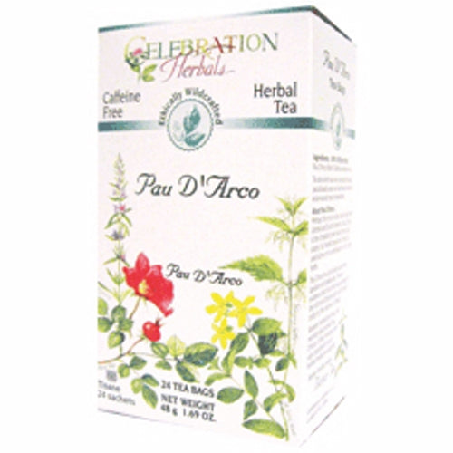 Pau D'Arco Inner Bark Tea 24 Bags By Celebration Herbals