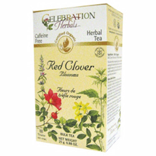 Organic Red Clover Blossoms Tea 25 grams By Celebration Herb