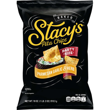 Stacy's Baked Parmesan Garlic & Herb Pita Chips Party Size