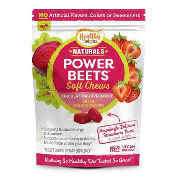 Power Beets 30 Chews By Healthy Delights