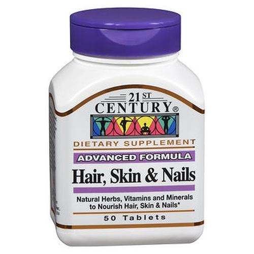 Hair - Skin and Nails 50 Tabs By 21st Century