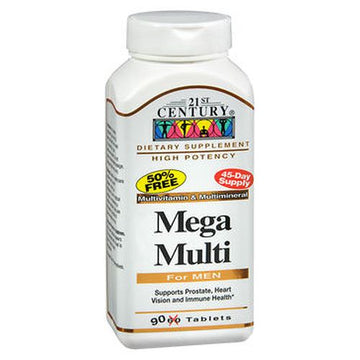 21st Century Mega Multi for Men 90 Tabs By 21st Century