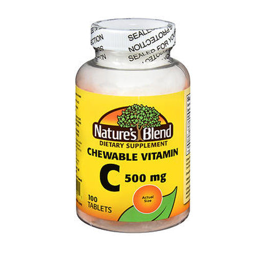 Nature'S Blend Vitamin C Chewable Tablets 100 Tabs By Nature