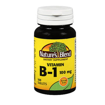Nature's Blend Vitamin B1 Tablets 100 Tabs By Nature's Blend