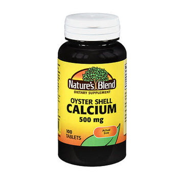 Nature's Blend Oyster Shell Calcium Tablets 100 Tabs By Natu