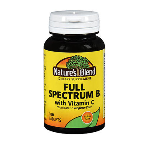 Nature's Blend Full Spectrum B with Vitamin C 100 Tabs By Na