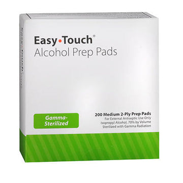 Easy Touch Alcohol Prep Pads 200 Each By Mhc Medical Product