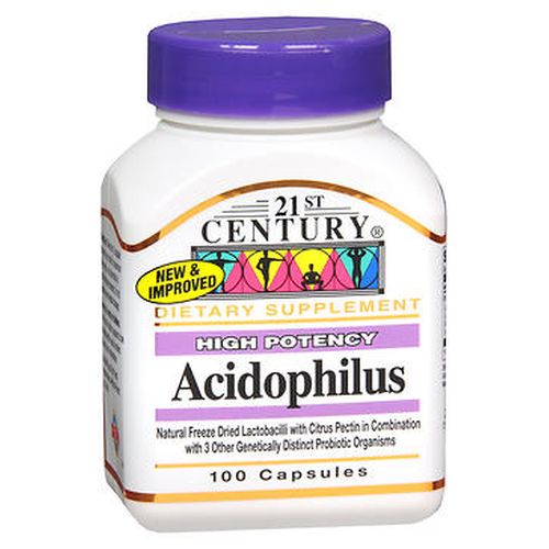 21st Century Acidophilus Capsules 100 Caps By 21st Century